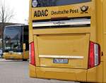 Am 31.10.2013 ist die  ADAC Postbus  Flotte des Tostedter Unternehmen  Becker Tours  - www.Becker-Reisen.de für den Start am 01.11.2013 >Bremen-Hamburg-Berlin<  gerüstet.