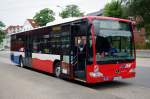 Citaro(Facelift) der Elbe Weser Bahn(EVB) am 22.Juli 2010 auf der Linie 3860 nach Zeven am Bf.Tostedt  