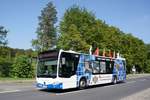 Stadtbus Kaiserslautern: Mercedes-Benz Citaro C2 der SWK - Stadtwerke Kaiserslautern GmbH, aufgenommen im Mai 2018 im Stadtgebiet von Kaiserslautern.