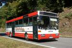 Bus Rheinland-Pfalz: Mercedes-Benz O 407 (BIR-WR 50) vom Omnibusbetrieb Westrich Reisen GmbH, aufgenommen im September 2021 in der Nähe von Herrstein, einer Ortsgemeinde im Landkreis Birkenfeld.