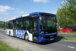 Bus Rheinland-Pfalz / Rhein-Nahe Nahverkehrsverbund (RNN): MAN Lion's Intercity LE (KH-K 417) vom KRN (Kommunalverkehr Rhein-Nahe GmbH), aufgenommen im Mai 2023 im Stadtgebiet von Gau-Algesheim, einer Stadt im Landkreis Mainz-Bingen in Rheinland-Pfalz.