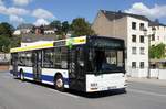 Bus Aue / Bus Erzgebirge: MAN NL der RVE (Regionalverkehr Erzgebirge GmbH), aufgenommen im Juli 2018 im Stadtgebiet von Aue (Sachsen).