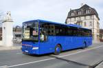 Bus Aue / Bus Erzgebirge: Mercedes-Benz Intouro der TJS Reisedienst GmbH, aufgenommen Anfang März 2019 im Stadtgebiet von Aue (Sachsen).