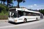 Bus Schwarzenberg / Bus Erzgebirge: MAN EL (ERZ-RV 270) der RVE (Regionalverkehr Erzgebirge GmbH), aufgenommen im Juni 2020 im Stadtgebiet von Schwarzenberg / Erzgebirge.