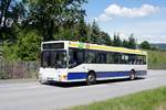 Stadtverkehr Schwarzenberg / Stadtbus Schwarzenberg / Bus Erzgebirge: MAN EL (ASZ-BV 48) der RVE (Regionalverkehr Erzgebirge GmbH), aufgenommen im Juni 2020 im Stadtgebiet von Schwarzenberg /