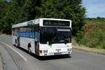 Bus Aue / Bus Erzgebirge: MAN EL (ASZ-BV 51) der RVE (Regionalverkehr Erzgebirge GmbH), aufgenommen im Juni 2022 im Stadtgebiet von von Aue (Sachsen).