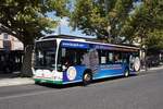 Stadtbus Aschaffenburg / Verkehrsgemeinschaft am Bayerischen Untermain (VAB): Mercedes-Benz Citaro der Stadtwerke Aschaffenburg Verkehrs-GmbH (STWAB), aufgenommen Ende Juli 2018 am Hauptbahnhof in