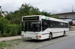 Bus Aue / Bus Erzgebirge: MAN EL der RVE (Regionalverkehr Erzgebirge GmbH), aufgenommen im August 2016 am Bahnhof von Aue (Sachsen).