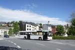 Bus Aue / Bus Erzgebirge: MAN EL (ASZ-BV 25) der RVE (Regionalverkehr Erzgebirge GmbH), aufgenommen im April 2018 im Stadtgebiet von Aue (Sachsen).