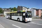 Bus Aue / Bus Erzgebirge: MAN EL (ASZ-BV 74) der RVE (Regionalverkehr Erzgebirge GmbH), aufgenommen im April 2018 im Stadtgebiet von Aue (Sachsen).