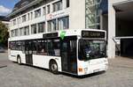 Bus Aue / Bus Erzgebirge: MAN NL (ASZ-BV 11) der RVE (Regionalverkehr Erzgebirge GmbH), aufgenommen im Juli 2018 im Stadtgebiet von Aue (Sachsen).