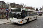 Bus Aue / Bus Erzgebirge: MAN EL (ASZ-BV 51) der RVE (Regionalverkehr Erzgebirge GmbH), aufgenommen im Dezember 2018 im Stadtgebiet von Aue (Sachsen).