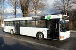 Bus Aue / Bus Erzgebirge: MAN EL (ASZ-BV 45) der RVE (Regionalverkehr Erzgebirge GmbH), aufgenommen im Dezember 2022 am Bahnhof von Aue (Sachsen).