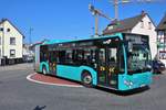 ICB Mercedes Benz Citaro 2 G Wagen 438 am 30.04.19 in Bad Vilbel Bhf auf der Linie 30