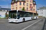 Starkenburger Mercedes Benz Citaro 1 G als SEV für die S6 am 18.04.20 in Bad Vilbel Bhf 