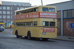  25 Jahre Linie 100  und deswegen sind einige Historische Busse unterwegs zwischen Berlin Zoologischer Garten und Berlin Alexanderplatz. Hier zu sehen ist ein Büssing D2U 64 (B-ZU 629H). Aufgenommen am Bahnhof Berlin Zoologischer Garten / Hertzallee / 31.10.2015.
