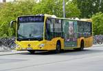 Mercedes -Benz Citaro C2, der BVB -Bus Verkehr Berlin, Wagen '8323' auf der Linie 140 am Ostbahnhof /Berlin im Mai 2019.