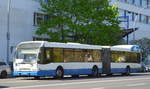Ausschließlich mal für den Schienenersatzverkehr beschafft dieser Stadtbus-Exot vom Typ Volvo GN 14 (Volvo B7LA / Berkhof Jonckheer) von den Berliner Verkehrsbetrieben (Baujahr 2000/2001),