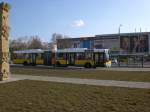 Solaris Urbino auf der Linie 195 am S-Bahnhof Marzahn.