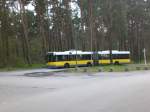 Solaris Urbino auf der Linie X69 nach Marzahn-West Köthener Straße an der Haltestelle Müggelheim Odernheimer Straße.