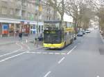 MAN Lion's City DD (Doppelstock) auf der Linie 181 nach Britz Kielinger Strae an der Haltestelle Steglitz Selerweg.