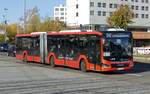 S42 Ersatzverkehr, SEV der S Bahn Berlin mit dem MAN Lion's City 18C [VG-GB 106] von URB- Unser Roter Bus GmbH.