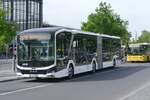 MAN New Lion's City 18 e,  Wagen '8286', im BVG-Testbetrieb auf der Linie 200. Berlin im Mai 2022.