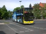 MAN Lion's City DD (Doppelstock) auf der Linie 186 nach S-Bahnhof Lichterfelde Süd an der Haltestelle Lichterfelde Ostpreußendamm/Königsberger Straße.