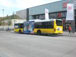 MAN Niederflurbus 2. Generation auf der Linie 106 nach U-Bahnhof Seestrae am S-Bahnhof Sdkreuz.
