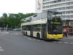 MAN Lion's City DD (Doppelstock) auf der Linie 200 nach Prenzlauer Berg Michelangelostrae am S+U Bahnhof Zoologischer Garten.