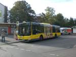 MAN Niederflurbus 3. Generation (Lions City) als SEV für die Straßenbahnlinie 21 zwischen S-Bahnhof Schöneweide/Sterndamm und Friedrichshain Bersarinplatz.