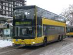 MAN Lion's City DD (Doppelstock) auf der Linie 245 nach S-Bahnhof Nordbahnhof am S+U Bahnhof Zoologischer Garten.