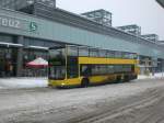 MAN Lion's City DD (Doppelstock) auf der Linie M46 nach S+U Bahnhof Zoologischer Garten am S-Bahnhof Sdkreuz.