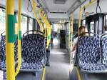 Die Inneneinrichtung eines Solaris Bus der BVG in Berlin. Aufgenommen am 04.08.07
