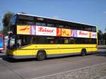 B-V 3904 Doppelstockbus auf der Linie X34 nach Kladow (Spandau). Aufgenommena am 05.08.07