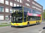 MAN Lion's City DD (Doppelstock) auf der Linie 100 nach S+U Bahnhof Alexanderplatz an der Haltestelle Hertzallee.