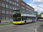 MAN Lion's City DD (Doppelstock) auf der Linie M46 nach U-Bahnhof Britz-Sd an der Haltestelle Hertzallee.