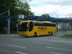 Scania OmniExpress 360 - LA CW 581 - in Chemnitz, Omnibusbahnhof (Georgstraße) - am 8-Juli-2015 --> Fahrzeug gehört: Weingartner Reisen, Gündlkofen