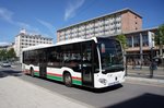 Bus Chemnitz: Mercedes-Benz Citaro C2 LE Ü der Regiobus Mittelsachsen GmbH,  aufgenommen im Juni 2016 in der Innenstadt von Chemnitz.