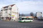 Bus Chemnitz: Mercedes-Benz O 407 der RVE (Regionalverkehr Erzgebirge GmbH), aufgenommen im März 2017 am Omnibusbahnhof in Chemnitz.