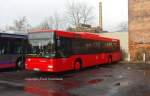 SPN - DB 108 auf Linie 800 nach Hoyerswerda, Busplatz Cottbus, 03.02.15  