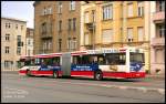 Bus 283 der Cottbusverkehr auf der Bahnhofstrasse, 21.12.06.