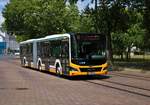 Neuer HEAG Mobilo MAN Lions City G Wagen 414 am 04.07.20 in Darmstadt Hbf 