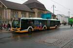 HEAG Mobilo MAN Lions City G Wagen 408 am 04.12.21 in Darmstadt Hbf