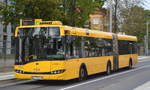 Solaris Urbino III 12 (Baujahr 2006) der Dresdner Verkehrsbetriebe AG (DVB Nr. 458 018-7) am 25.08.20 S-Bhf. Dresden-Strehlen.
