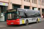 Rheinbahn 8703 (D XX 8703) mit Werbung frs Autohaus Gierten.