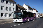Stadtbus Eisenach: Mercedes-Benz Citaro C2 der KVG Eisenach, eingesetzt im Stadtverkehr. Aufgenommen im August 2016 im Stadtgebiet von Eisenach.