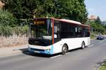 Bus Eisenach / Bus Wartburgkreis: Otokar Vectio C (EA-WM 27) vom Verkehrsunternehmen Wartburgmobil (VUW), aufgenommen im August 2020 im Stadtgebiet von Eisenach.