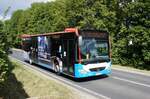 Bus Eisenach / Bus Wartburgkreis: Mercedes-Benz Citaro C2 (EA-KV 28) vom Verkehrsunternehmen Wartburgmobil (VUW), aufgenommen im August 2022 im Stadtgebiet von Eisenach.