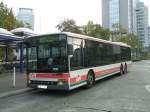 K - Setra 315 NF , 3 Achsen Bus des BVR,Wagen 2148,  Lnge des Busses ist 15 Meter,die hintere Achse lenkt mit.